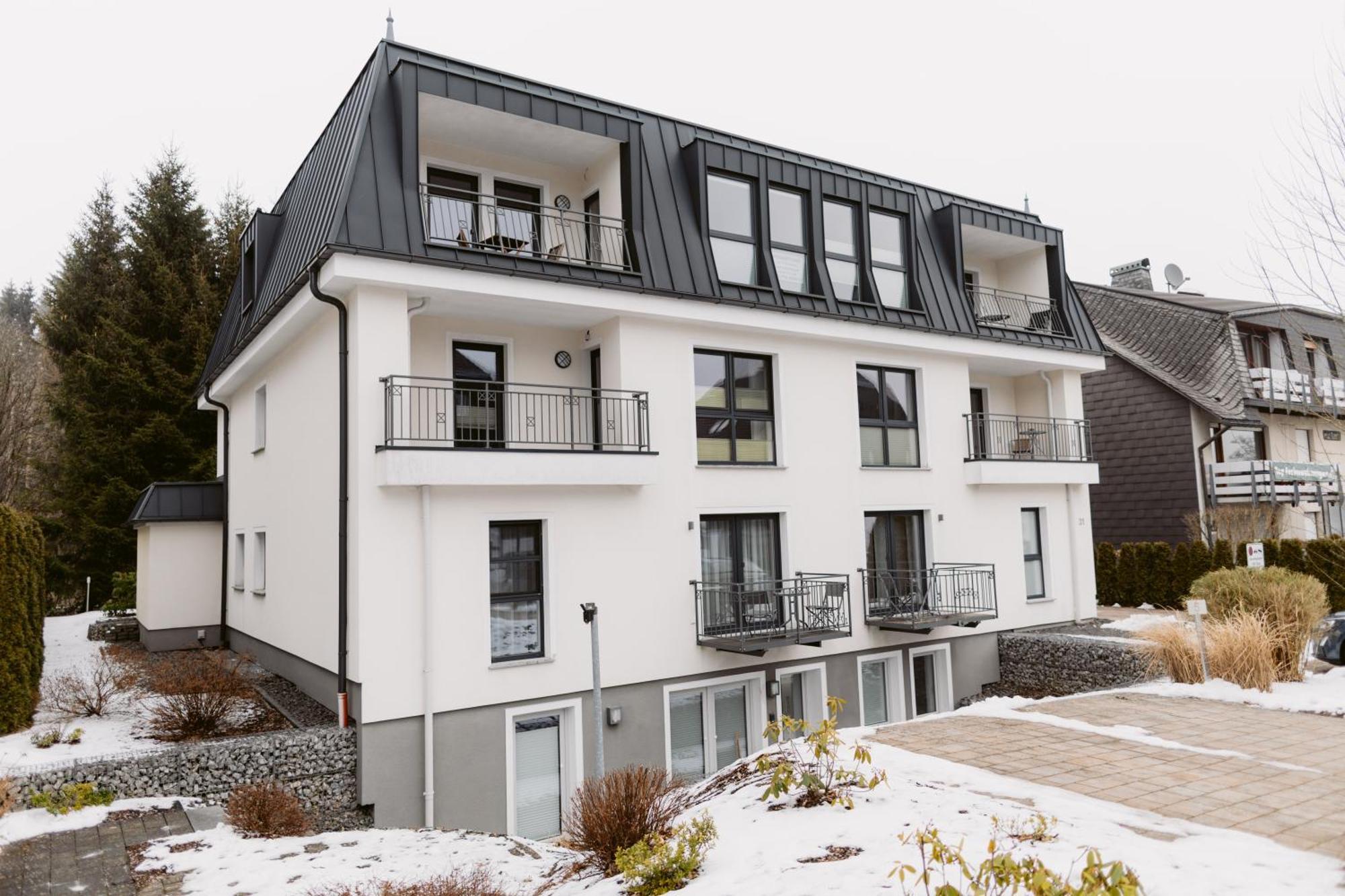 Charmante Ferienwohnung Mit Sauna Und Terrasse Winterberg Exteriör bild